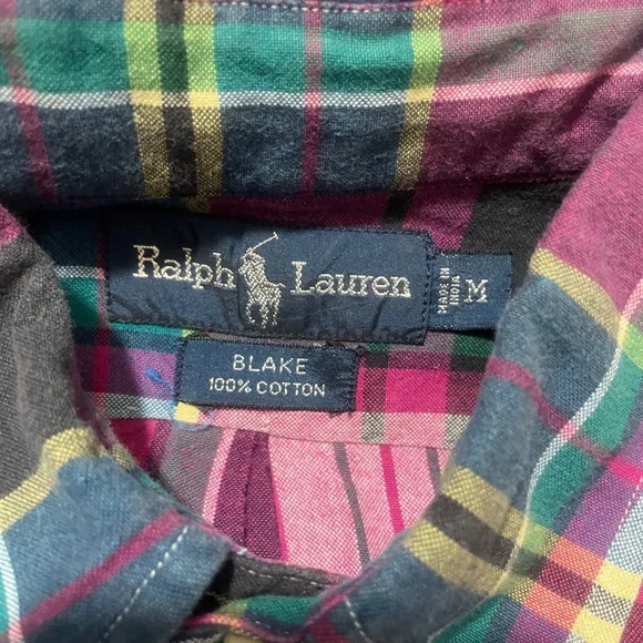 Ralph Lauren Medium Blake Short Sleeve 100% Cotton - Picture 2 of 5